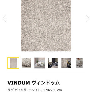 受け取り先決まりました。IKEA パイル長 ラグ 170×230...