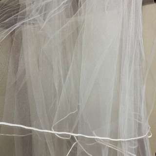 ウェディングベール　ロングの画像