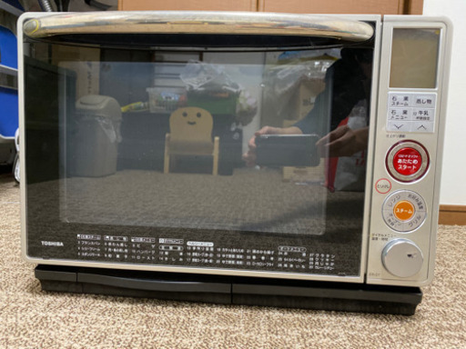 中古　東芝製電子レンジ
