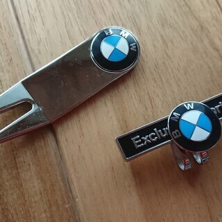 BMW　ゴルフクリップマーカー　グリーンフォーク　セット