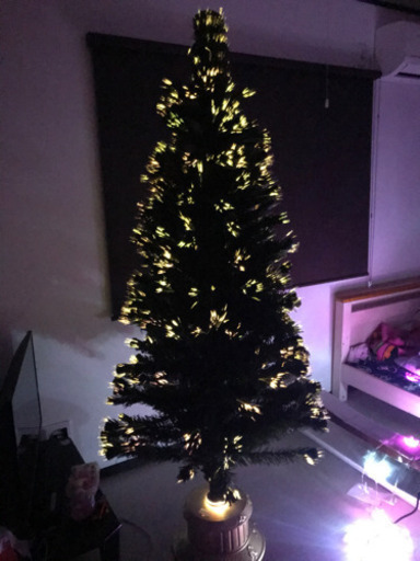 クリスマスツリー　ファイバーツリー　