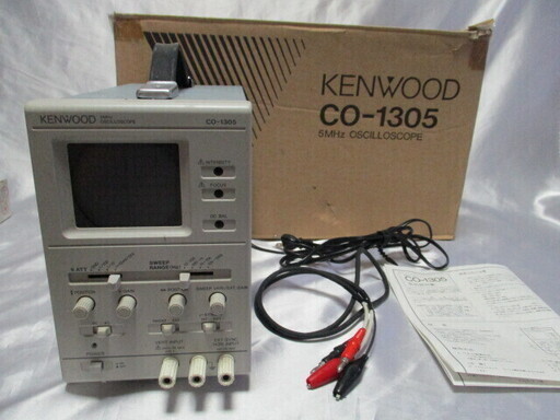 KENWOOD  オシロスコープ CO-1305 5MHz,1ch,10mv/div 外部同期回路 ジャンク品