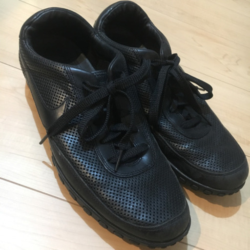 【オールブラックレザー】ナイキスニーカー