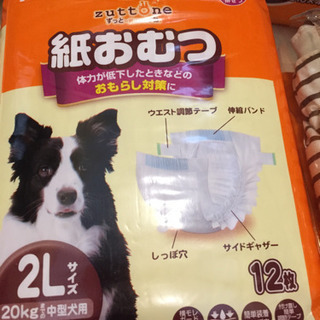 老犬 用 紙おむつ オムツカバー（2Lサイズ）差し上げます
