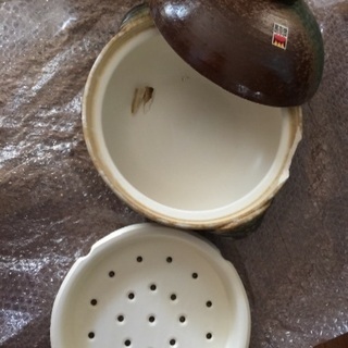 萬古焼 土鍋 未使用 破損ありもらっての画像