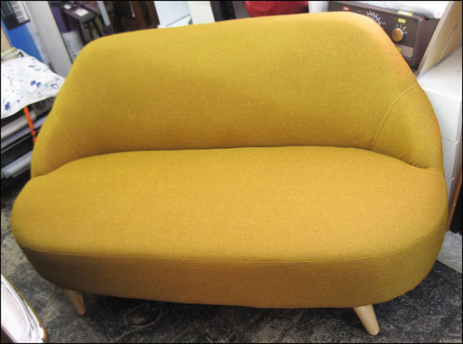 【￥13000-】NOCE ノーチェ ソファ 2人掛けソファー イエロー