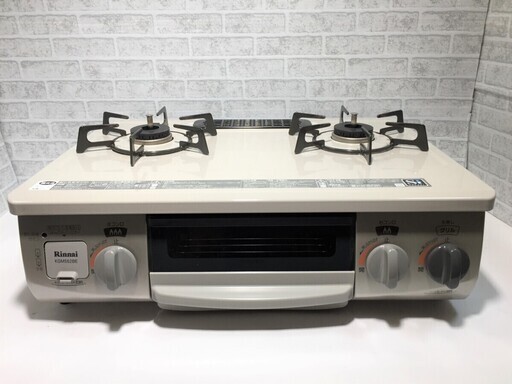 リンナイ　ガステーブル　KGM562BEL　都市ガス　2017年製　中古品4761