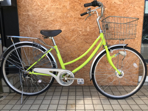 MARUKIN マルキン MK15-043 LEDオートライト付き26インチ 6段変速 シティサイクルCPH266