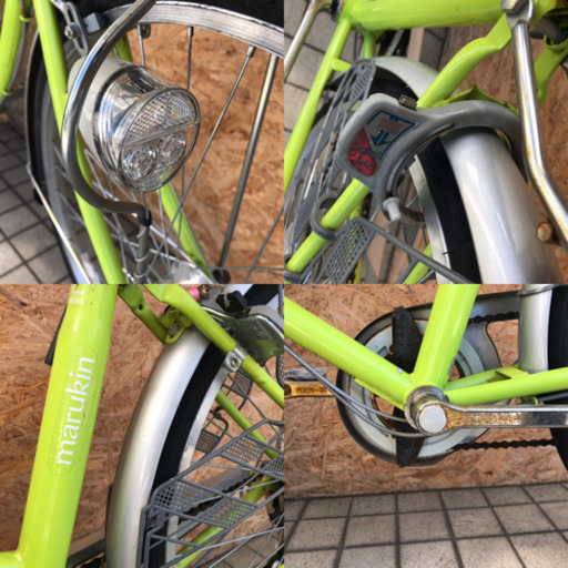 MARUKIN マルキン MK15-043 LEDオートライト付き26インチ 6段変速 シティサイクルCPH266 MARUKIN マルキン MK15-043 LEDオートライト付き26インチ 6段変速
