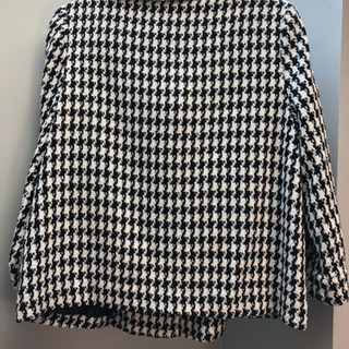 美品千鳥柄コートMの画像