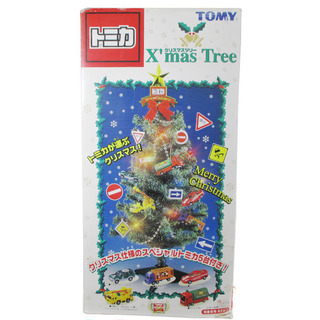トミカ クリスマスツリー TOMY トミカ5台と電飾付