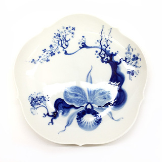 マイセン ブルーオーキッド 18cm プレート 23501