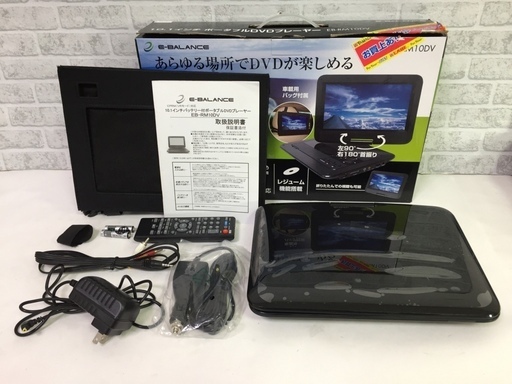 10インチポータブルDVDプレーヤー　EB-RM10DV　中古品5242