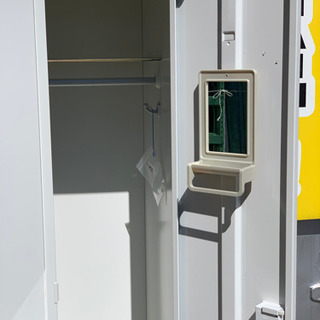 中古美品　【ダイヤル錠】3人用ロッカー　BLN3MD NAIKI (ナイキ) ナイキ LKロッカー 3人用ロッカー ダイヤル錠タイプ W900×D515×H1790