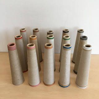 工場用毛糸の紙菅、コーン探しています