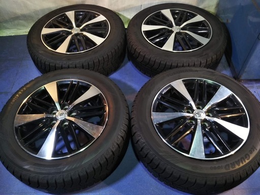 16インチ 冬 ウイッシュ純正 30 プリウス 30系 PCD100 イスト プレミオ アリオン カルディナ セリカ アベンシス 195/60R16 日本製ヨコハマ【富山】中古/4本