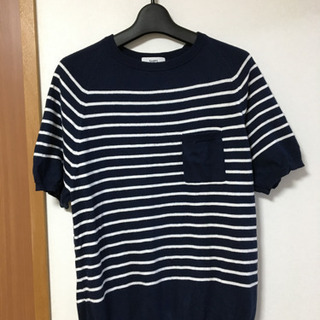 メンズ サマーニットTシャツ