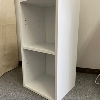 白のカラーボックス　中古