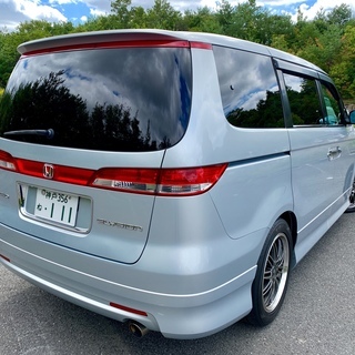 ☆美車‼︎! 程度良好 検付 H19年式 エリシオン 4WD Gエアロ 純正HDDナビ 社外AW Bカメラ 両側パワスラ即決!!!の画像