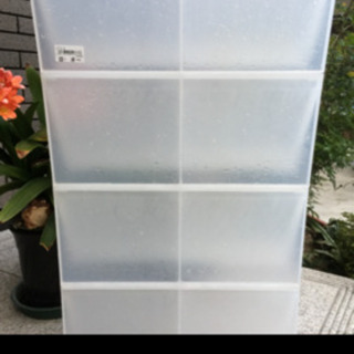 【美品】東急ハンズ【多機能型スリム靴箱】の画像