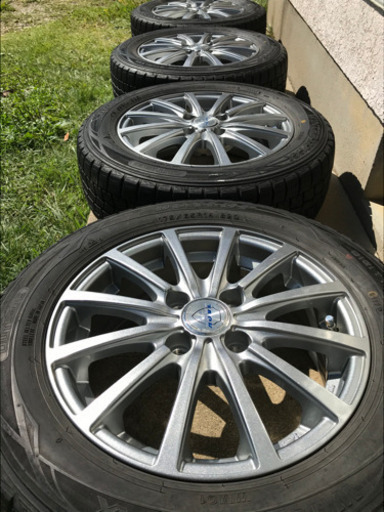 【売却済】スタッドレスタイヤ付きホィール  4本　175/65R14