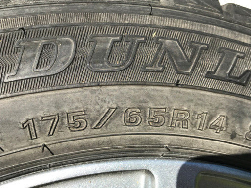 【売却済】スタッドレスタイヤ付きホィール  4本　175/65R14
