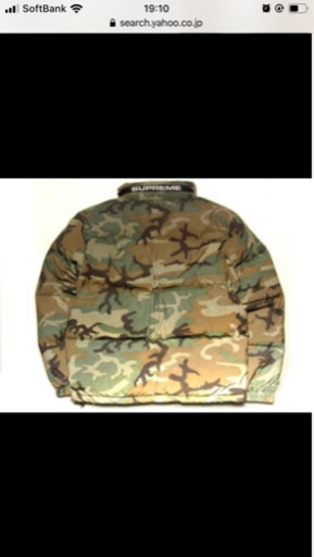 supreme  カモダウンジャケット値下げ！
