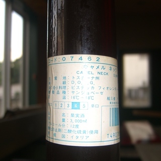 パーティー用　果実酒　キャメルネック　飾りの画像