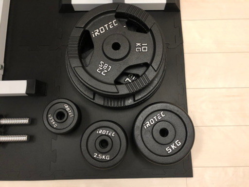 irotec ベンチプレス 100kgセット / wild fit ジムマット 硬度65