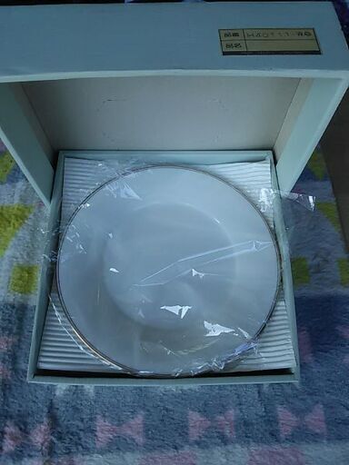 ノリタケ・洋風21㎝皿五枚セット新品未使用