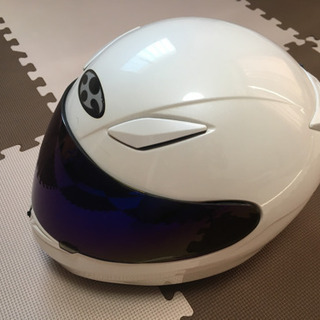 【美品】OGK ヘルメット FF-R3 ミラーシールド付