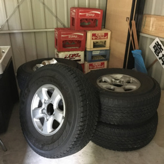 【値下げしました】スタッドレス【LT285/75R16】 116/113Q ランドクルーザー各種ホイール付き4本セットヨコハマタイヤYOKOHAMA
