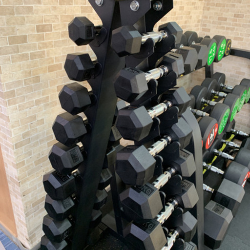 縦型ダンベルラック&1kgから10kg