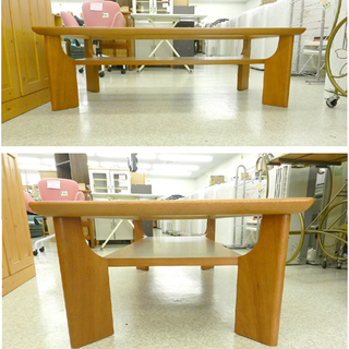 KOSUGA/コスガ リビングテーブル ガラス天板 センターテーブル ロー