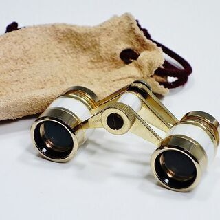 HKS 日本製 オペラグラス 双眼鏡 2.5x 【中古】
