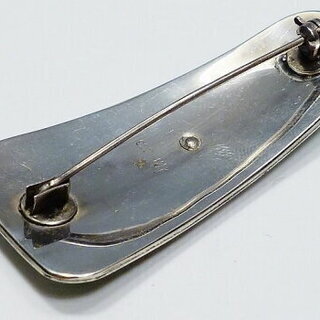 K18/SV ペルー製 ブローチ シルバー 925 民族衣装 アクセサリー ペルー雑貨 18K 【中古】の画像