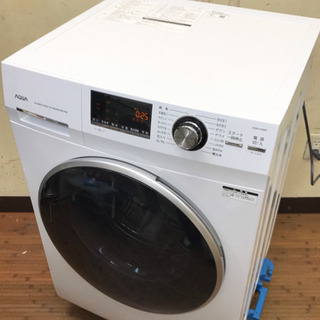 AQUA アクア ドラム式洗濯機 AQW-FV800E 動作OK...