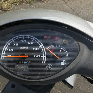 原付 jog 1.6万キロ ヘルメット付きの画像