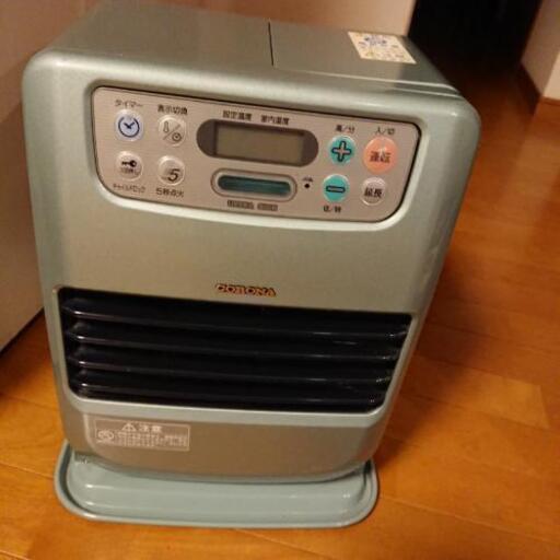 コロナ石油ファンヒーター水色