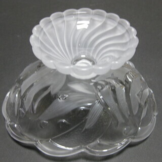 SOGA・ガラス製コンポート皿・新品未使用の画像