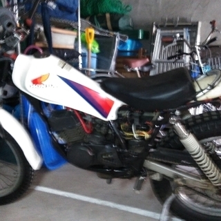 TLM50改希少2ストトライアルオフロード80cc原付登録の画像