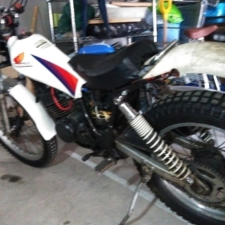TLM50改希少2ストトライアルオフロード80cc原付登録の画像