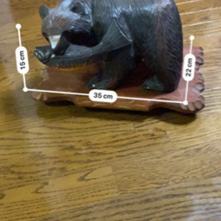 木彫り熊の置物