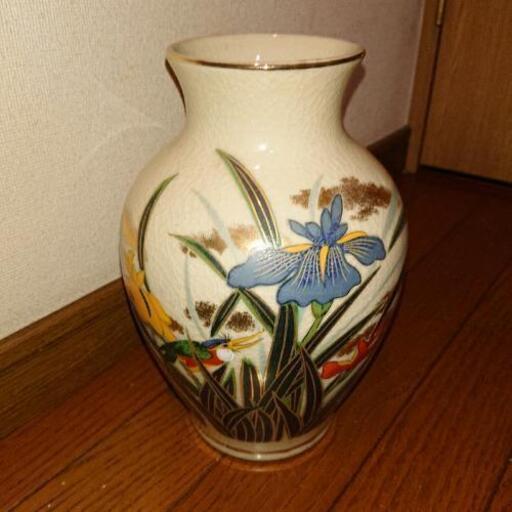 花鳥柄花瓶