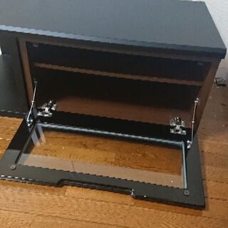 伸縮式テレビボード テレビ台 黒の画像