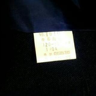 120cm ブレザー　テーラードジャケット　紺色　美品の画像