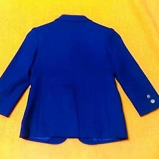 120cm ブレザー　テーラードジャケット　紺色　美品の画像