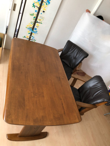 愛品倶楽部柏店】FUJI FURNITURE 冨士ファニチア 八角形ダイニング5点 
