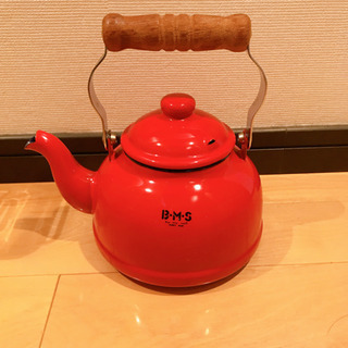 【美品】富士ホーロー/ケトル/ビームス/1.6L/レッド