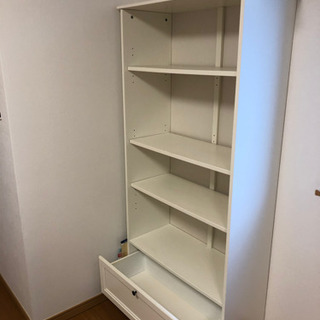IKEAの収納ラック　ホワイトの画像